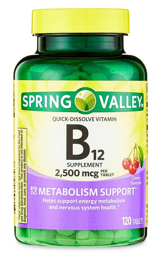 Spring Valley Vitamin B12 Quick-Dissolve